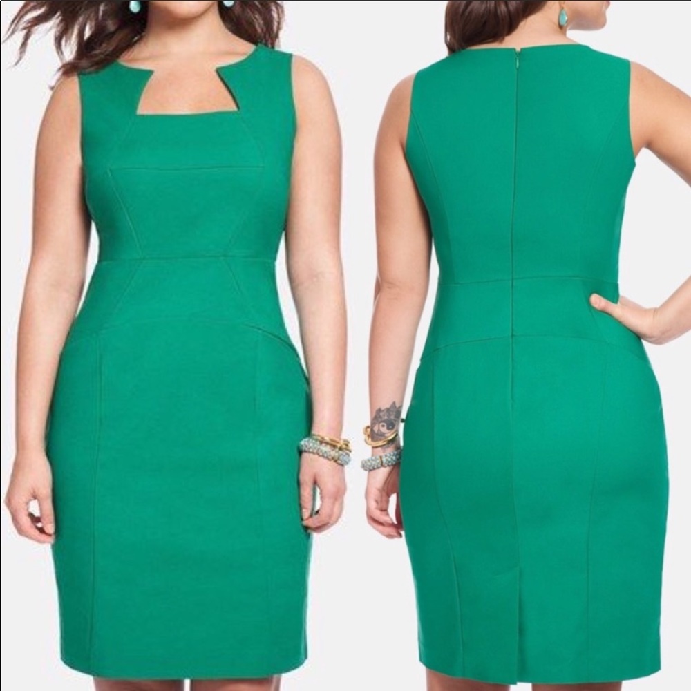 Eloquii Emerald business dress